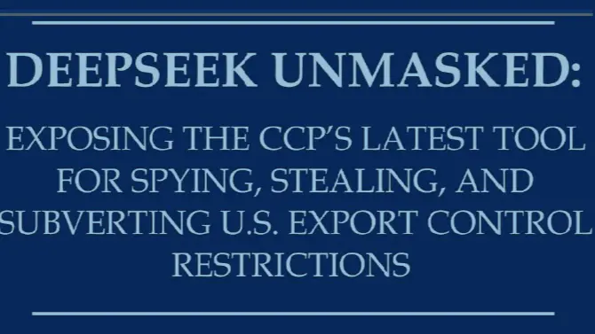 DeepSeek: A New Challenge for the U.S.